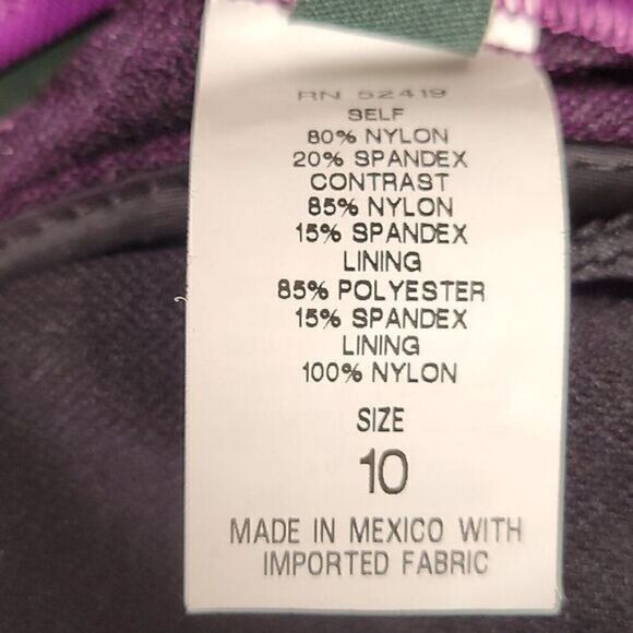 Lauren Ralph Lauren Layered Bikini Top Sz 10 - Picture 6 of 11